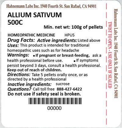 Allium Sativum 500c 100g (Allium Sativum 500c 100g)